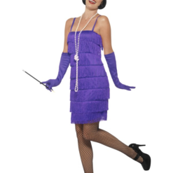 1920's Flapper Dress Paars