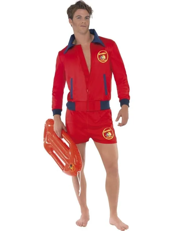 Baywatch Lifeguard Heren Kostuum 3 Baywatch Lifeguard Heren Kostuum