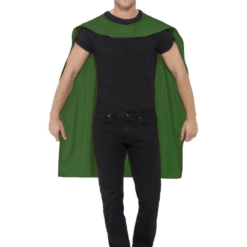 Groene Cape Met Oogmasker Superheld
