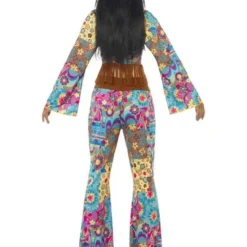 Hippie Flower Power Dames Kostuum -Feestkleding Winkel 600x800 1172