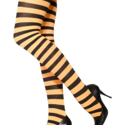 Oranje - Zwart Gestreepte Panty Kinderen -Feestkleding Winkel 600x800 1261