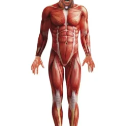 Anatomy Man Second Skin Morph Suit Verkleedkleding