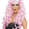 Roze Lange Siren Pruik 1 Roze Lange Siren Pruik -Feestkleding Winkel 600x800 1344