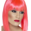 Neon Roze Schouderlange Glam Pruik 1 Neon Roze Schouderlange Glam Pruik -Feestkleding Winkel 600x800 1353