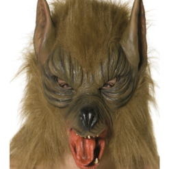Bruin Weerwolf Halloween Masker