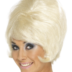 60's Beehive Pruik Blond