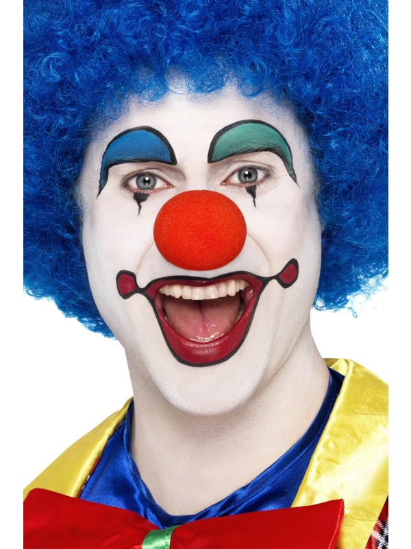 Crazy Clown Pruik Blauw 5 Crazy Clown Pruik Blauw - Afbeelding 3