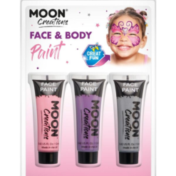 Moon Creations Face & Body Paint Roze/Paars/Zilver