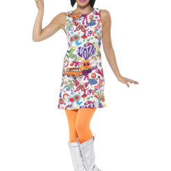 60's Groovy Chick Kostuum