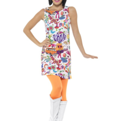 60's Groovy Chick Kostuum -Feestkleding Winkel 600x800 149
