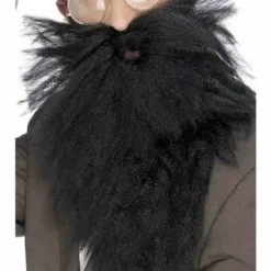 Lange Zwarte Baard Met Snor