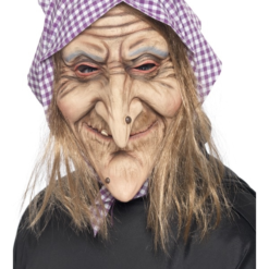 Oude Heks Halloween Masker