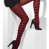 Rood - Zwart Gestreepte Panty 2 Rood - Zwart Gestreepte Panty -Feestkleding Winkel 600x800 1509