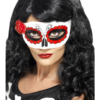 Day Of The Dead Oogmasker Wit/Rood -Feestkleding Winkel 600x800 1540