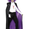 Purple - Black Reversible Cape -Feestkleding Winkel 600x800 1590