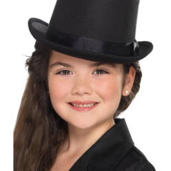 Kids Top Hoed Zwart -Feestkleding Winkel 600x800 1600