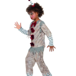 Vintage Clown Boy Kinder Kostuum -Feestkleding Winkel 600x800 1604