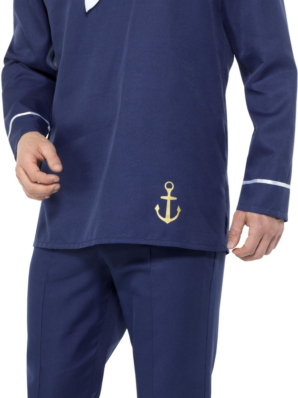Sailor Man Kostuum 4 Sailor Man Kostuum - Afbeelding 2