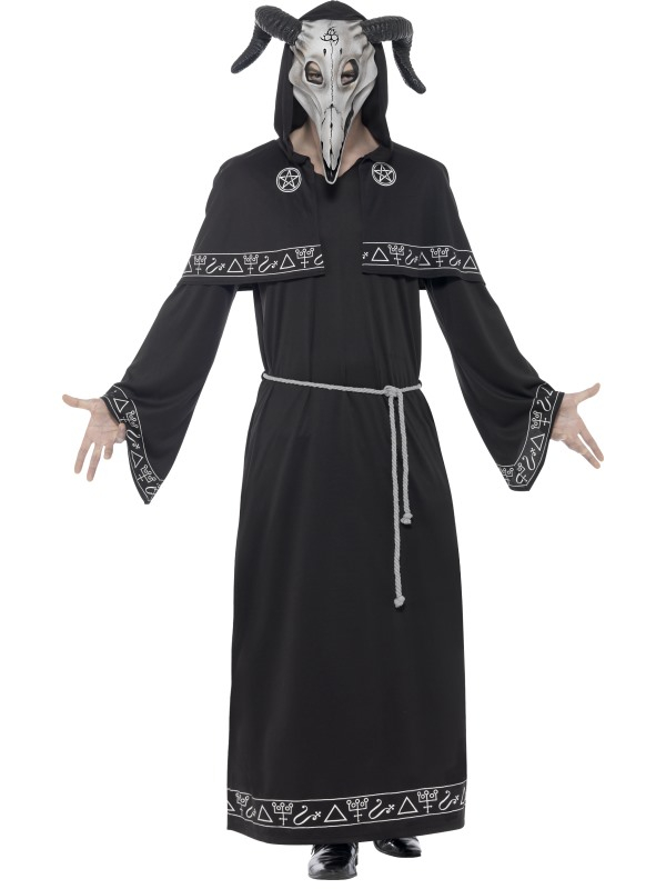 Cult Leader Zwarte Magie Heren Kostuum 3 Cult Leader Zwarte Magie Heren Kostuum