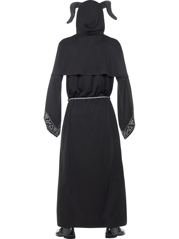 Cult Leader Zwarte Magie Heren Kostuum 5 Cult Leader Zwarte Magie Heren Kostuum - Afbeelding 3