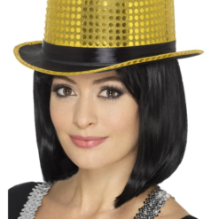 Sequin Hoed Goud Unisex -Feestkleding Winkel 600x800 1832