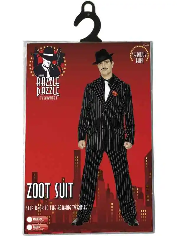 Stoere Gangster Heren Verkleedkleding 4 Stoere Gangster Heren Verkleedkleding - Afbeelding 2