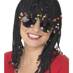 Gevlochten Pruik Zwart Met Kralen -Feestkleding Winkel 600x800 2000