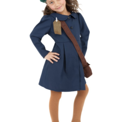 World War II Evacuee Girl Kostuum