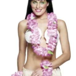 Roze Hawaii 4-delige Set