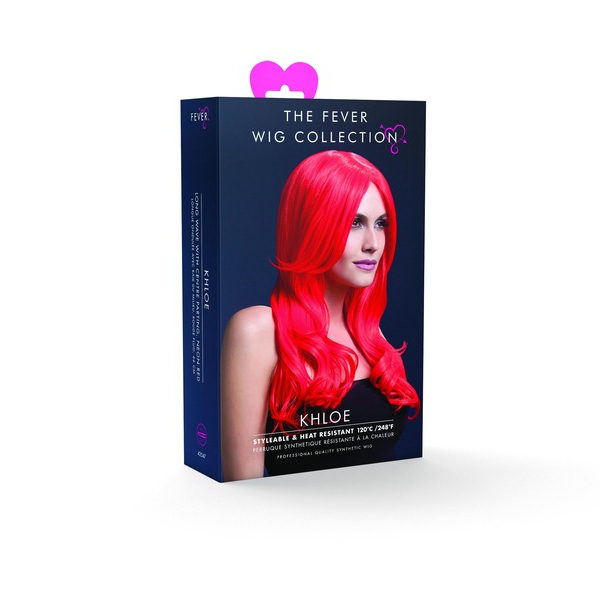 Fever Khloe Pruik Rood 4 Fever Khloe Pruik Rood - Afbeelding 2