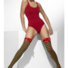 Rood Groen Gestreepte Opaque Hold-Ups Met Rode Strik -Feestkleding Winkel 600x800 2127