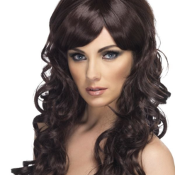 Pop Starlet Pruik Bruin