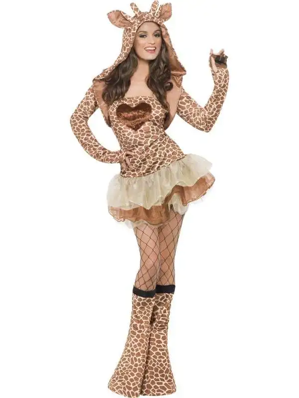 Fever Sexy Giraffe Verkleedkostuum 4 Fever Sexy Giraffe Verkleedkostuum - Afbeelding 2