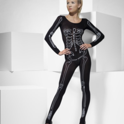 Skeletten Print Bodysuit Halloween Verkleedkleding