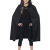 Zwarte Hooded Halloween Cape -Feestkleding Winkel 600x800 2353