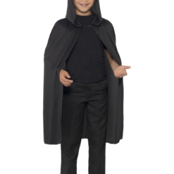 Zwarte Hooded Halloween Cape 5 Zwarte Hooded Halloween Cape -Feestkleding Winkel 600x800 2354
