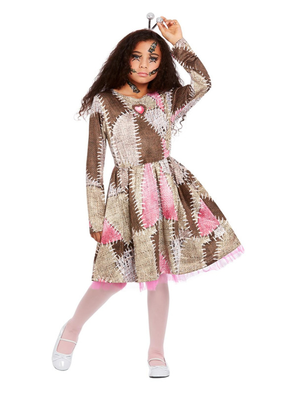 Voodoo Doll Kinderkostuum 3 Voodoo Doll Kinderkostuum