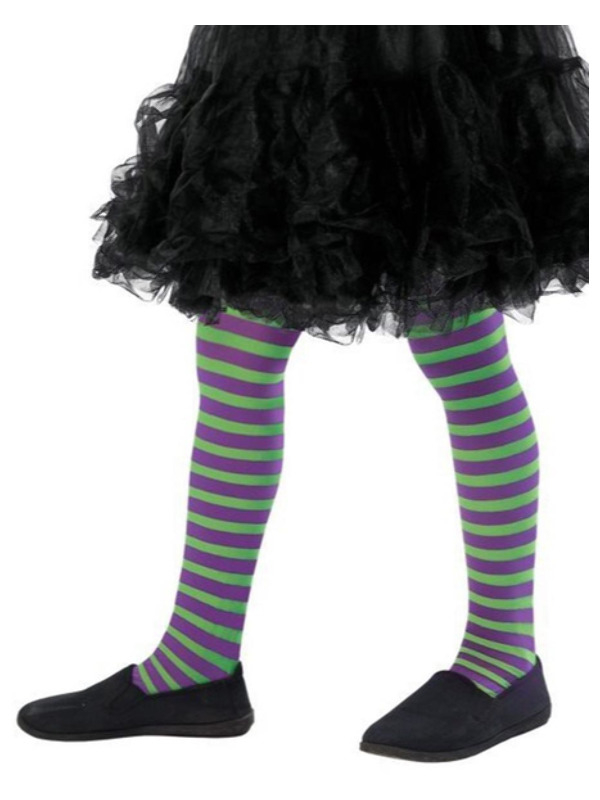 Wicked Witch Panty, Child Paars/Groen 4 Wicked Witch Panty, Child Paars/Groen - Afbeelding 2