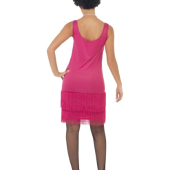 Roze Funtime Flapper 1920's Kostuum -Feestkleding Winkel 600x800 246