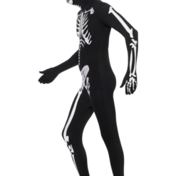 Skeleton Glow In The Dark Morphsuit Halloween Kostuum -Feestkleding Winkel 600x800 251