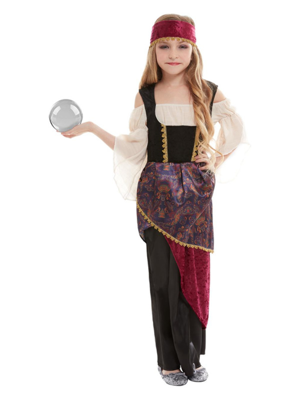 Deluxe Waarzegster Kinder Kostuum 4 Deluxe Waarzegster Kinder Kostuum - Afbeelding 2