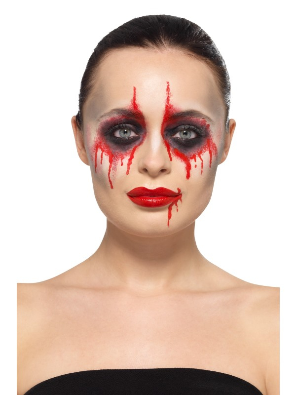 Blood Drip Bride Make-Up Kit, Aqua 4 Blood Drip Bride Make-Up Kit, Aqua - Afbeelding 2