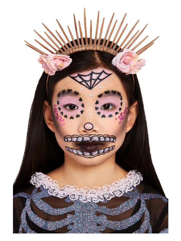 Day Of The Dead Pastel Make-Up Kit Kids 3 Day Of The Dead Pastel Make-Up Kit Kids