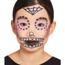 Day Of The Dead Pastel Make-Up Kit Kids 12 Day Of The Dead Pastel Make-Up Kit Kids -Feestkleding Winkel 600x800 2635