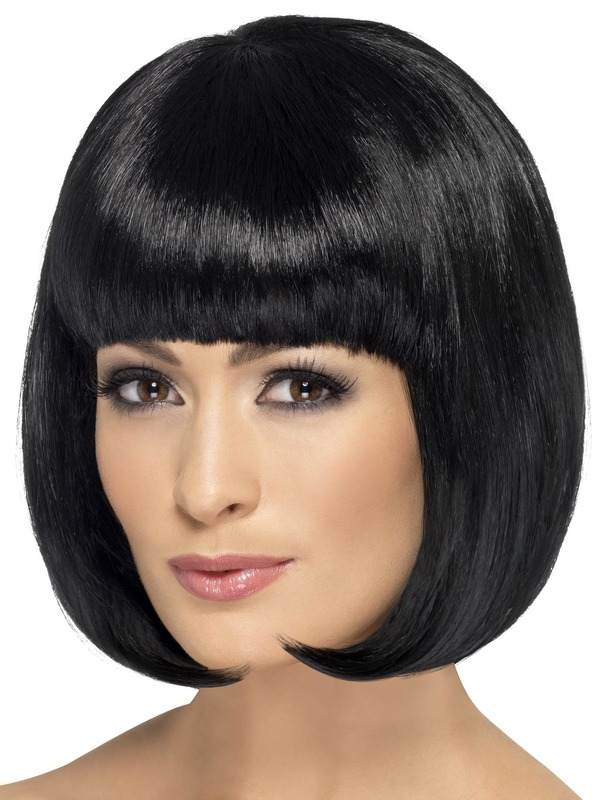 Partyrama Pruik Zwart 3 Partyrama Pruik Zwart
