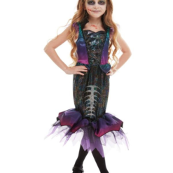Dark Mermaid Kinder Kostuum -Feestkleding Winkel 600x800 2709