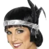 Zilveren Charleston Haarband Met Veren -Feestkleding Winkel 600x800 2711