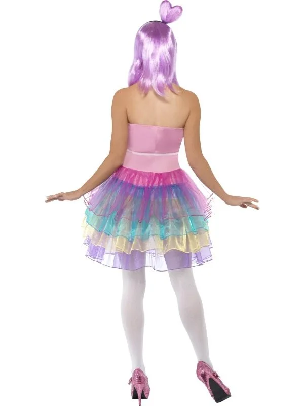 Candy Queen Katy Perry Dames Verkleedkleding 4 Candy Queen Katy Perry Dames Verkleedkleding - Afbeelding 2