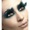 Nepwimpers Met Blauw Gestippelde Veren