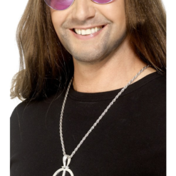 60s Peace Sign Hippie Medallion 10 60s Peace Sign Hippie Medallion -Feestkleding Winkel 600x800 276